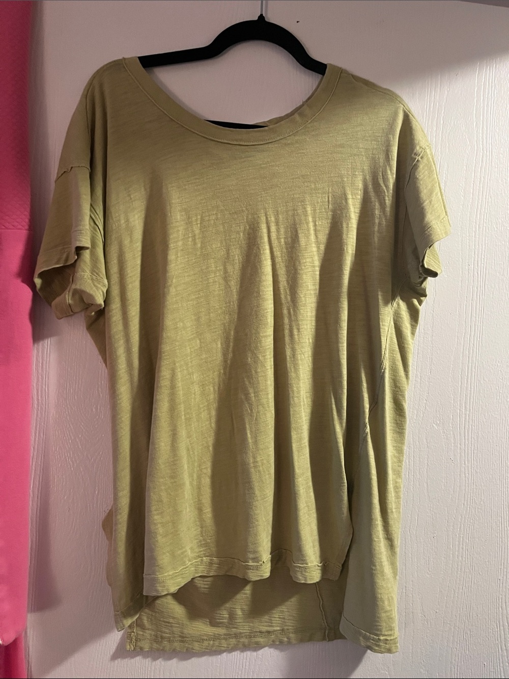 Pilcro Olive Green Short Sleeve Crew Tee